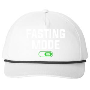 Fasting Mode On Weight Loss Workout Diet Gift Snapback Five-Panel Rope Hat