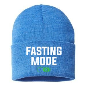 Fasting Mode On Weight Loss Workout Diet Gift Sustainable Knit Beanie