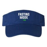 Fasting Mode On Weight Loss Workout Diet Gift Valucap Bio-Washed Visor