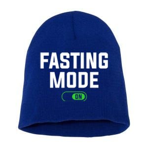 Fasting Mode On Weight Loss Workout Diet Gift Short Acrylic Beanie