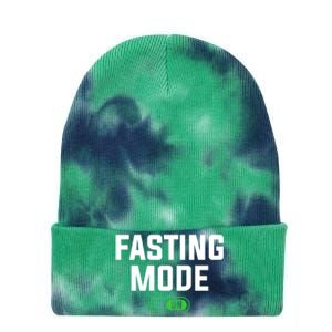 Fasting Mode On Weight Loss Workout Diet Gift Tie Dye 12in Knit Beanie