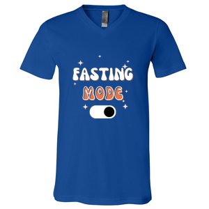 Fasting Mode On Ramadan MuBarak Gift V-Neck T-Shirt