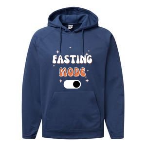 Fasting Mode On Ramadan MuBarak Gift Performance Fleece Hoodie