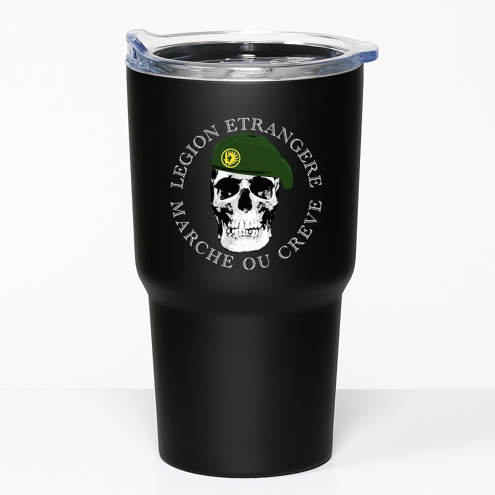 Foreign Marche Ou Creve Tumbler