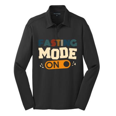 Fasting Mode On Ramadan Fasting And Weight Loss Gift Silk Touch Performance Long Sleeve Polo