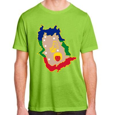 Flag Map Of Amazonas Venezuela Gift Adult ChromaSoft Performance T-Shirt