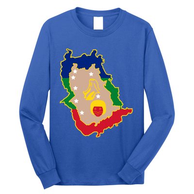 Flag Map Of Amazonas Venezuela Gift Long Sleeve Shirt