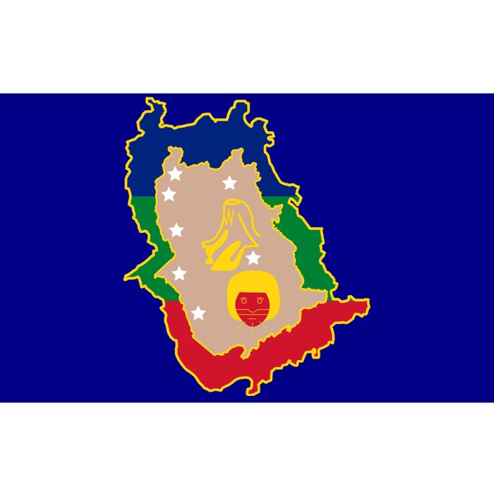 Flag Map Of Amazonas Venezuela Gift Bumper Sticker