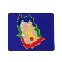 Flag Map Of Amazonas Venezuela Gift Mousepad