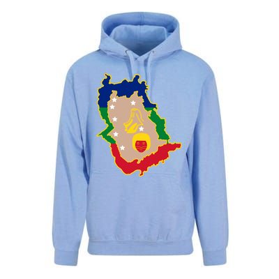 Flag Map Of Amazonas Venezuela Gift Unisex Surf Hoodie