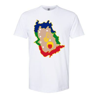 Flag Map Of Amazonas Venezuela Gift Softstyle® CVC T-Shirt