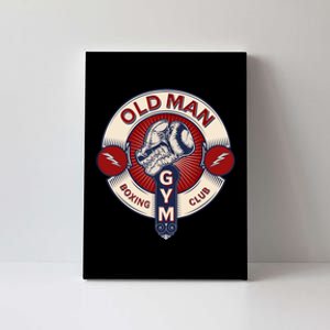 Funny MMA Old Man Boxing Club Combat Sports Canvas