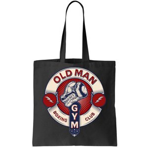 Funny MMA Old Man Boxing Club Combat Sports Tote Bag