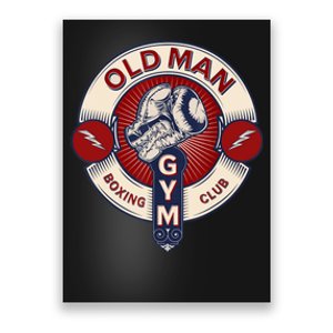 Funny MMA Old Man Boxing Club Combat Sports Poster