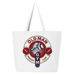 Funny MMA Old Man Boxing Club Combat Sports 25L Jumbo Tote