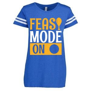 Feast Mode On Thanksgiving Turkey Day Gift Enza Ladies Jersey Football T-Shirt