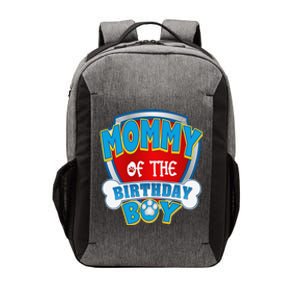 Funny Mommy Of The Birthday Boy Dog Paw Family Matching Gift Vector Backpack