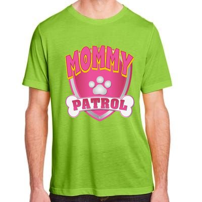 Funny Mommy Of The Birthday Girl Dog Paw Mom Matching Gift Adult ChromaSoft Performance T-Shirt