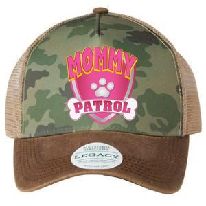 Funny Mommy Of The Birthday Girl Dog Paw Mom Matching Gift Legacy Tie Dye Trucker Hat