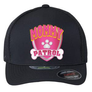 Funny Mommy Of The Birthday Girl Dog Paw Mom Matching Gift Flexfit Unipanel Trucker Cap