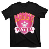 Funny Mommy Of The Birthday Girl Dog Paw Mom Matching Gift T-Shirt