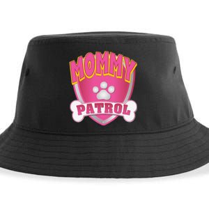 Funny Mommy Of The Birthday Girl Dog Paw Mom Matching Gift Sustainable Bucket Hat