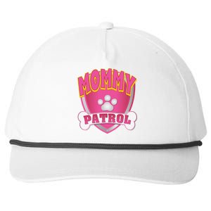 Funny Mommy Of The Birthday Girl Dog Paw Mom Matching Gift Snapback Five-Panel Rope Hat