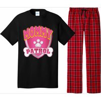 Funny Mommy Of The Birthday Girl Dog Paw Mom Matching Gift Pajama Set