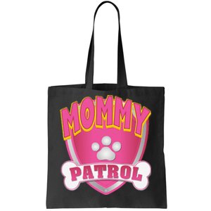 Funny Mommy Of The Birthday Girl Dog Paw Mom Matching Gift Tote Bag