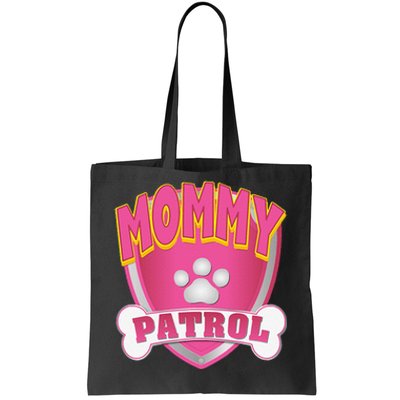 Funny Mommy Of The Birthday Girl Dog Paw Mom Matching Gift Tote Bag