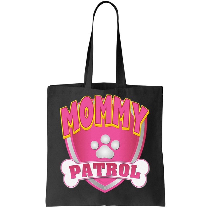 Funny Mommy Of The Birthday Girl Dog Paw Mom Matching Gift Tote Bag