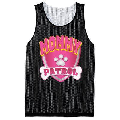 Funny Mommy Of The Birthday Girl Dog Paw Mom Matching Gift Mesh Reversible Basketball Jersey Tank