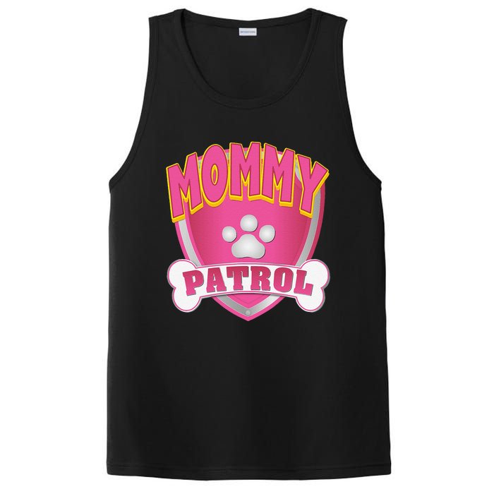 Funny Mommy Of The Birthday Girl Dog Paw Mom Matching Gift PosiCharge Competitor Tank