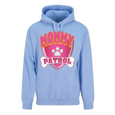 Funny Mommy Of The Birthday Girl Dog Paw Mom Matching Gift Unisex Surf Hoodie