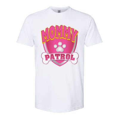 Funny Mommy Of The Birthday Girl Dog Paw Mom Matching Gift Softstyle CVC T-Shirt