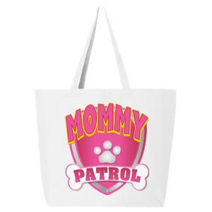 Funny Mommy Of The Birthday Girl Dog Paw Mom Matching Gift 25L Jumbo Tote