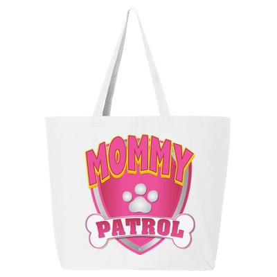 Funny Mommy Of The Birthday Girl Dog Paw Mom Matching Gift 25L Jumbo Tote