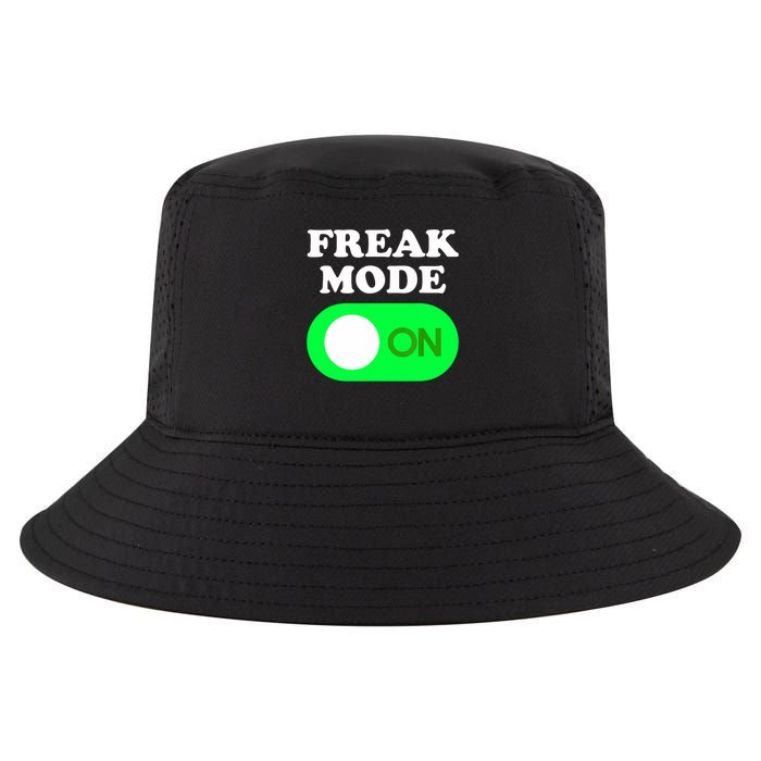 FREAK MODE ON - Funny Power Button Freaky Viral Slang Meme  Cool Comfort Performance Bucket Hat