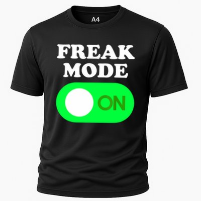 FREAK MODE ON - Funny Power Button Freaky Viral Slang Meme  Performance Shirt