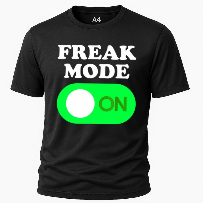 FREAK MODE ON - Funny Power Button Freaky Viral Slang Meme  Performance Shirt
