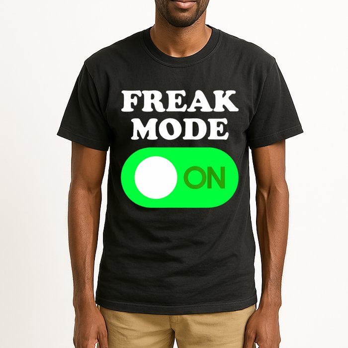 FREAK MODE ON - Funny Power Button Freaky Viral Slang Meme  Tall T-Shirt