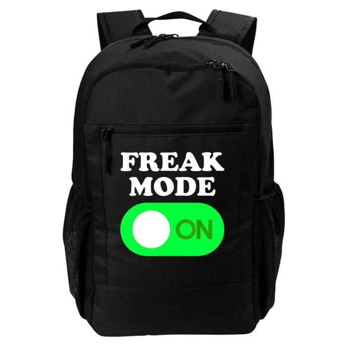 FREAK MODE ON - Funny Power Button Freaky Viral Slang Meme  Backpack