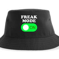 FREAK MODE ON - Funny Power Button Freaky Viral Slang Meme  Sustainable Bucket Hat