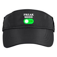 FREAK MODE ON - Funny Power Button Freaky Viral Slang Meme  Adult Drive Performance Visor