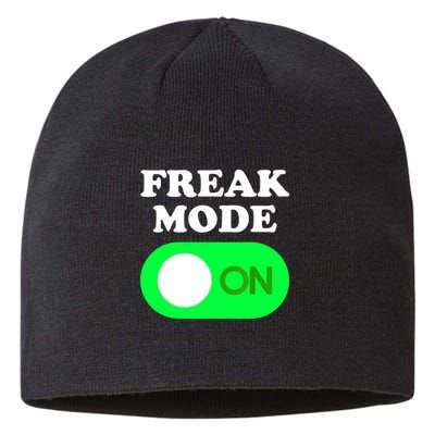 FREAK MODE ON - Funny Power Button Freaky Viral Slang Meme  Sustainable Beanie