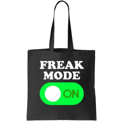 FREAK MODE ON - Funny Power Button Freaky Viral Slang Meme  Bag