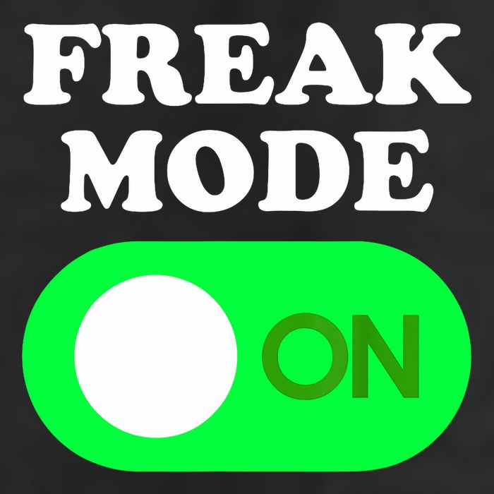 FREAK MODE ON - Funny Power Button Freaky Viral Slang Meme  Hat
