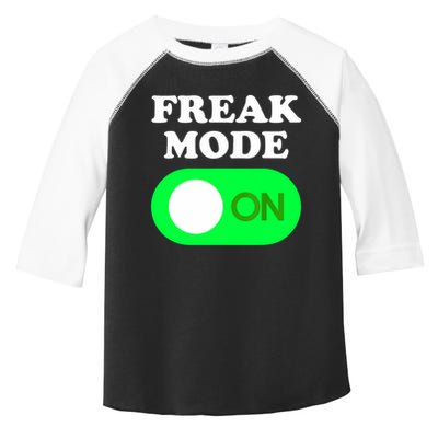 FREAK MODE ON - Funny Power Button Freaky Viral Slang Meme  Toddler Fine Jersey T-Shirt