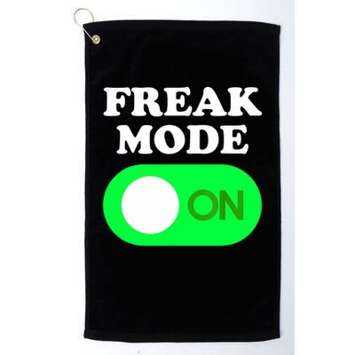 FREAK MODE ON - Funny Power Button Freaky Viral Slang Meme  Golf Towel