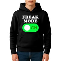 FREAK MODE ON - Funny Power Button Freaky Viral Slang Meme  Kids Hoodie